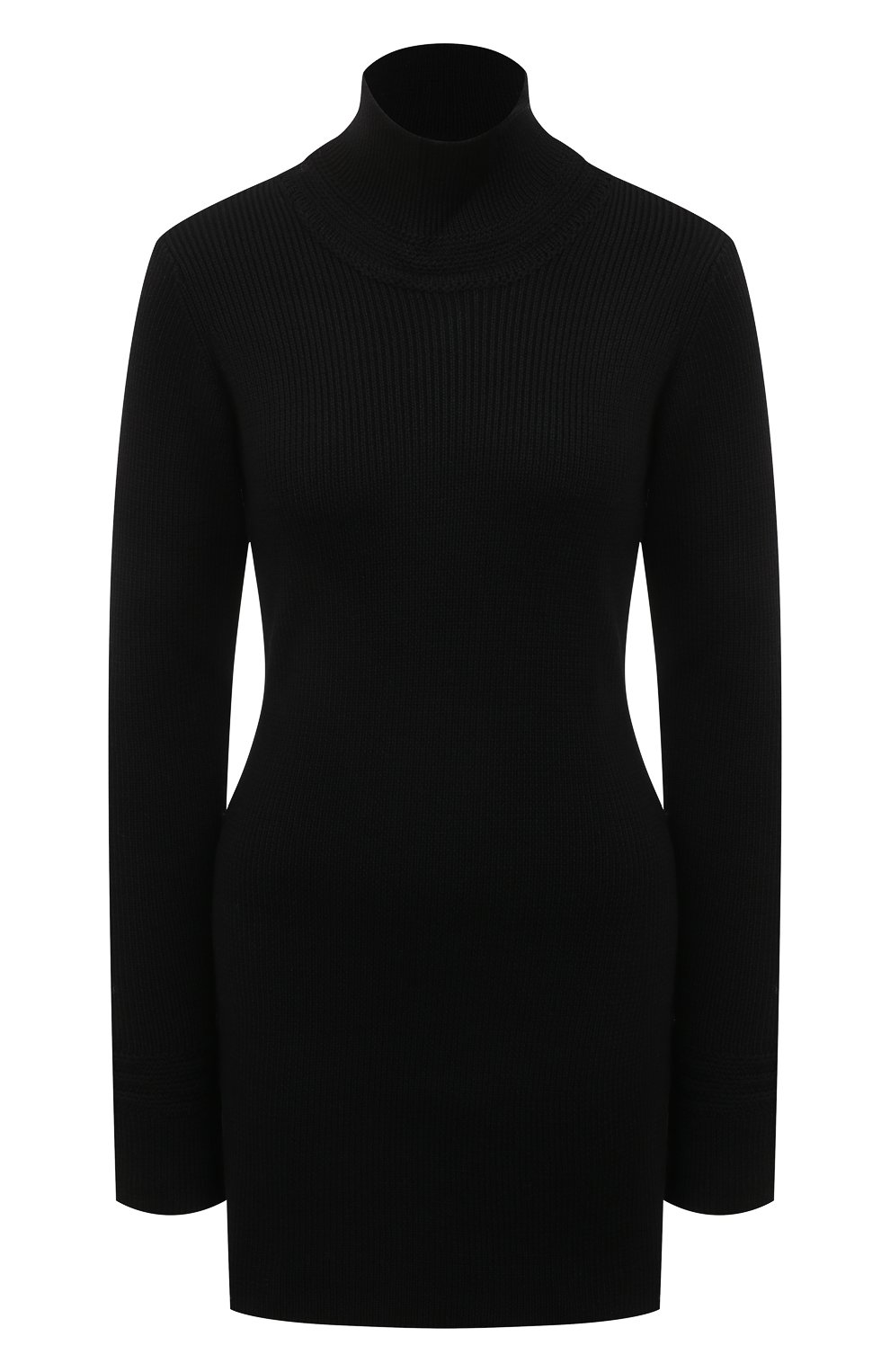 Шерстяное платье TRUSSARDI черного цвета по цене 24900 руб., арт. 56D00682-0F000780, фото 1 Шерстяное платье TRUSSARDI, арт. 56D00682-0F000780, фото 1