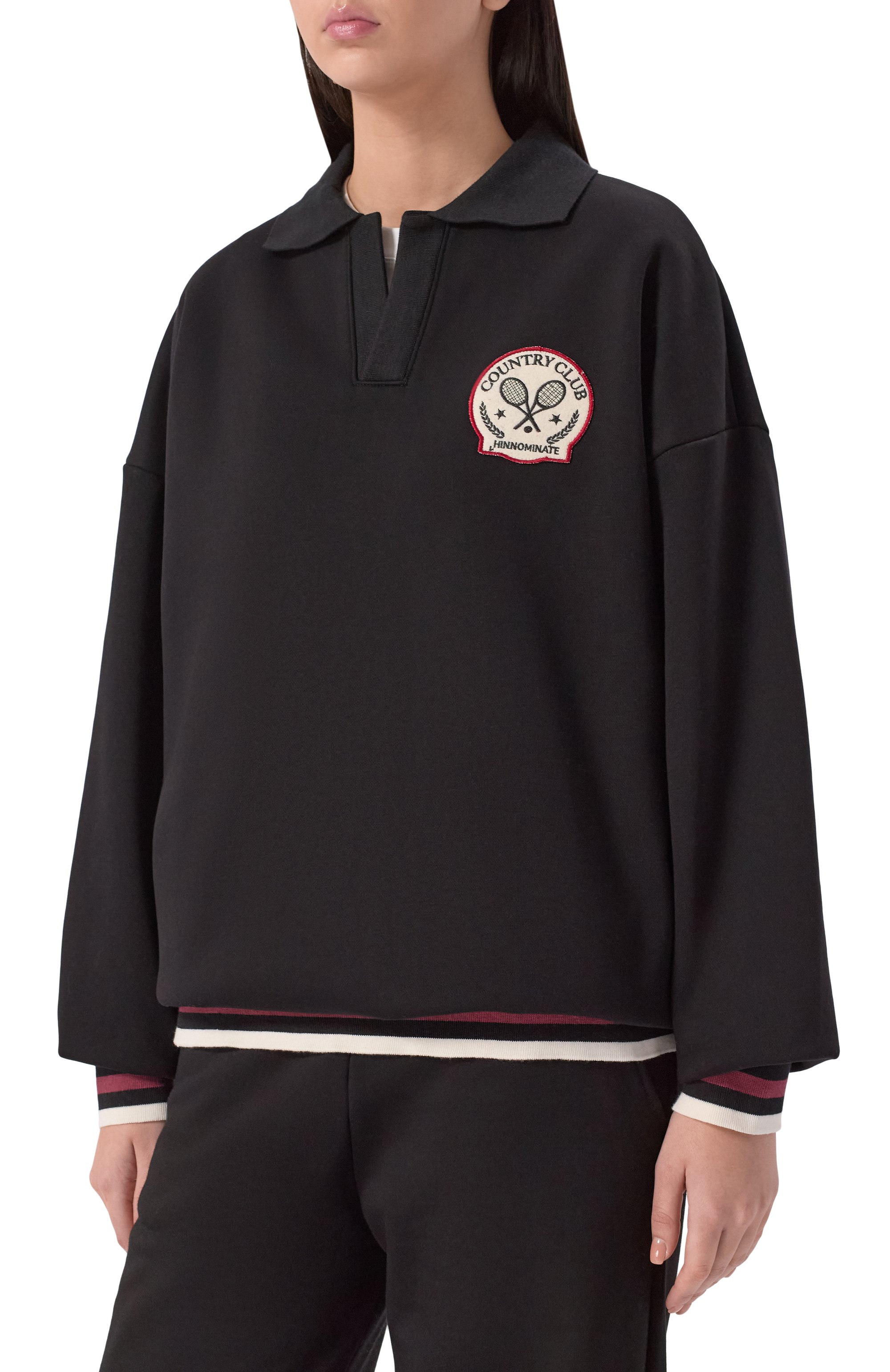 Хлопковый свитшот HINNOMINATE, арт. HMABW02100, фото 3