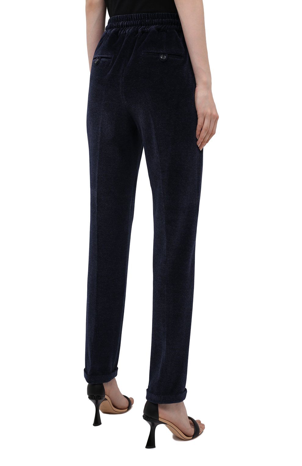 Брюки KITON темно-синего цвета по цене 99500 руб., арт. D37102K01T27, фото 4 Брюки KITON, арт. D37102K01T27, фото 4