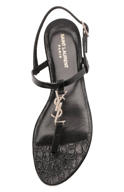 Кожаные сандалии cassandra SAINT LAURENT, арт. 659817/2ZEJJ, фото 5
