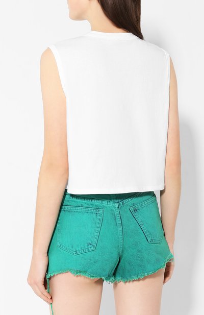 Хлопковая майка ALEXANDERWANG.T белого цвета по цене 19750 руб., арт. 4CC1201092, фото 4 Хлопковая майка ALEXANDERWANG.T, арт. 4CC1201092, фото 4