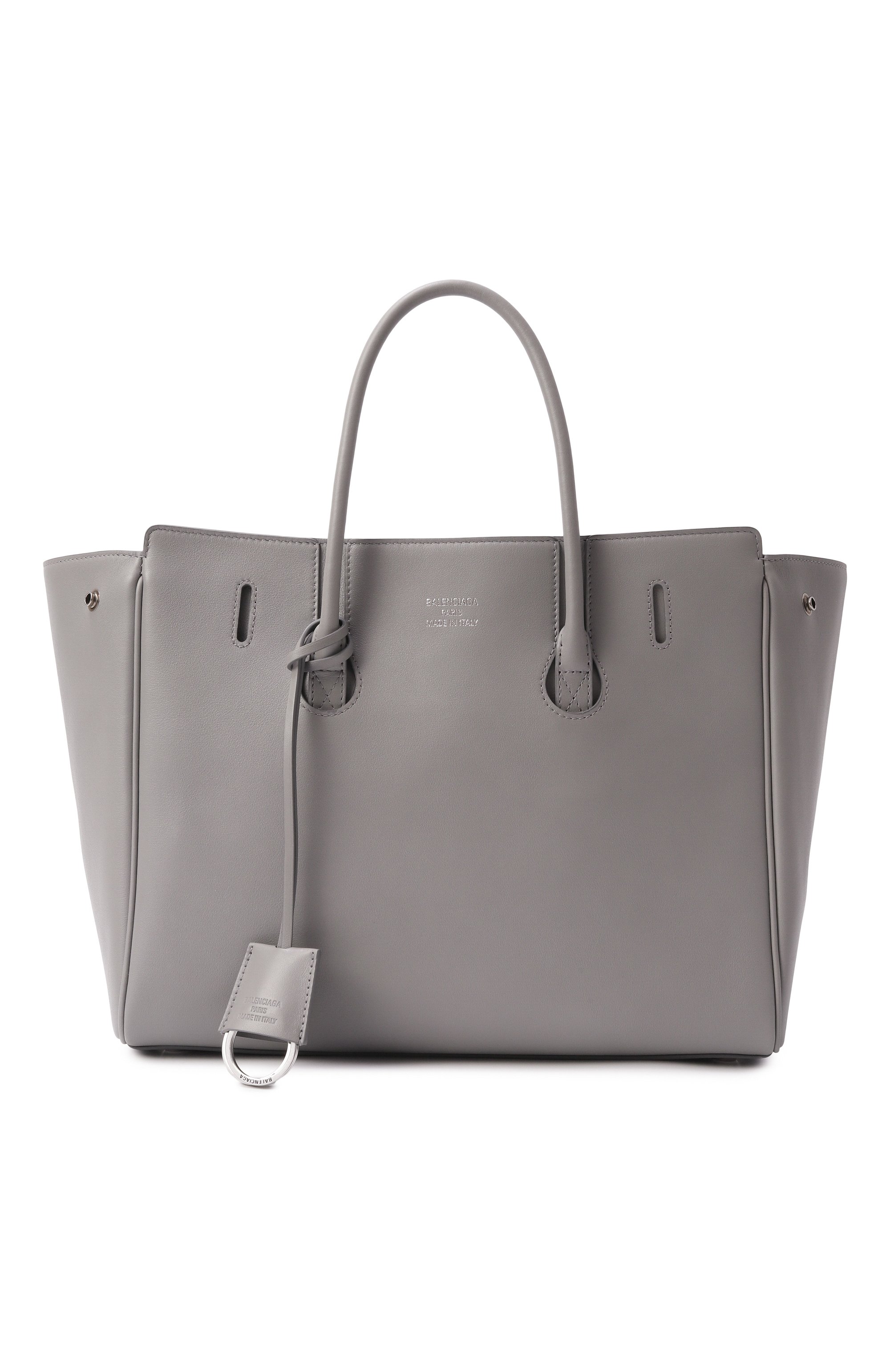 Сумка hampton small BALENCIAGA серого цвета по цене 433500 руб., арт. 813357/2ABAW, фото 1 Сумка hampton small BALENCIAGA, арт. 813357/2ABAW, фото 1