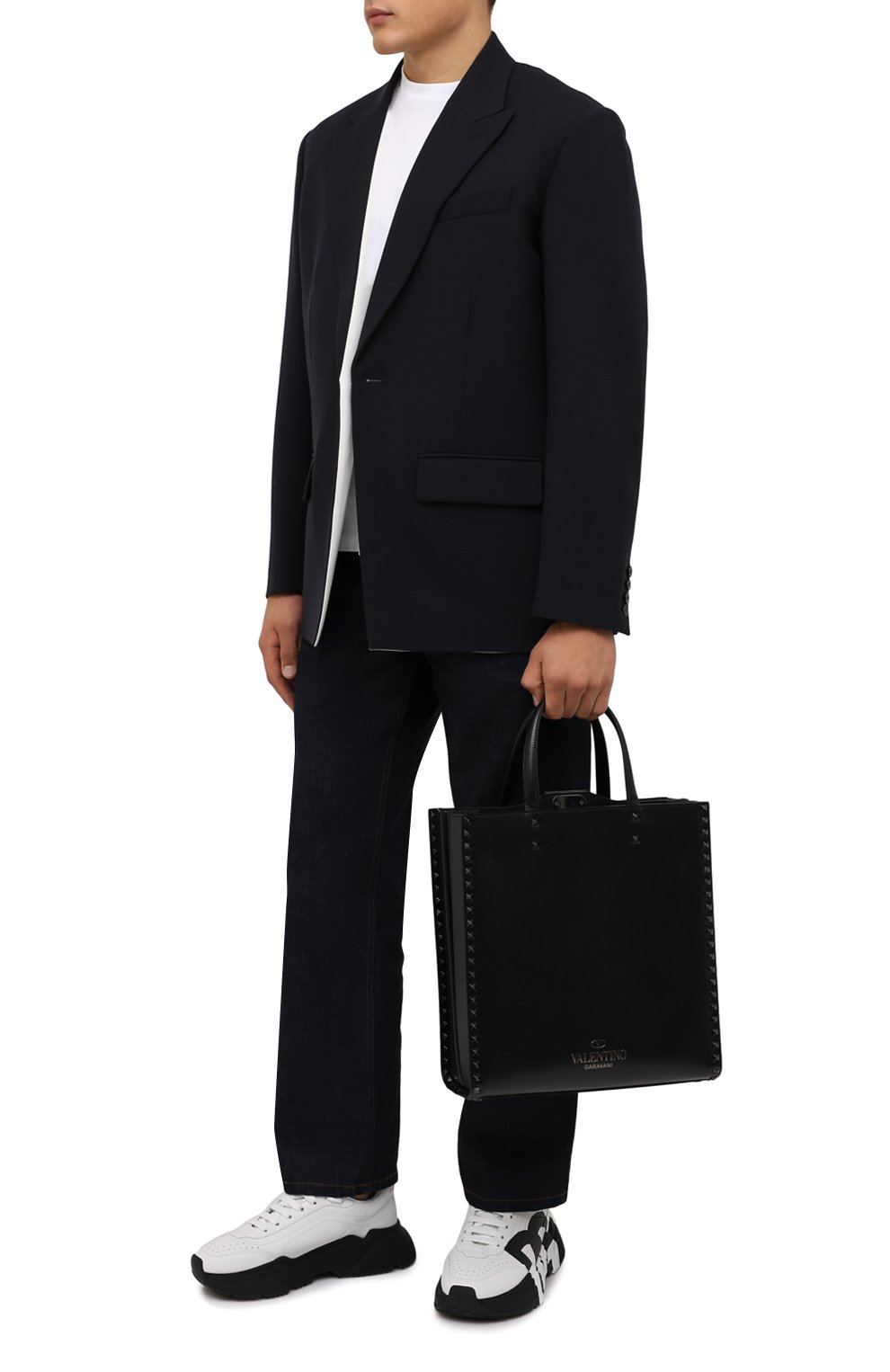 Кожаная сумка-тоут VALENTINO, арт. WY0B0B28/TLL, фото 2