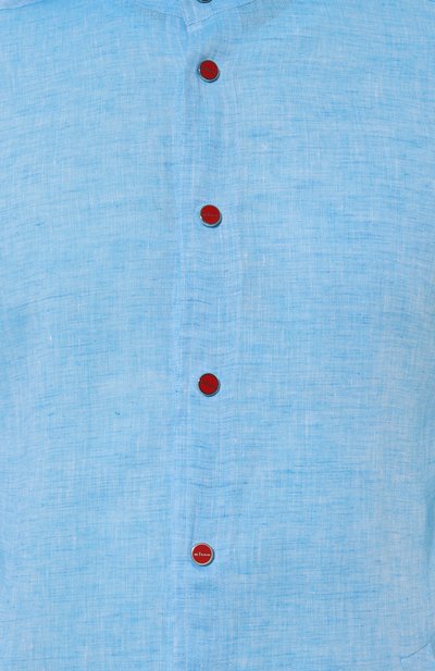 Льняная рубашка KITON, арт. UMCMARH06940, фото 5