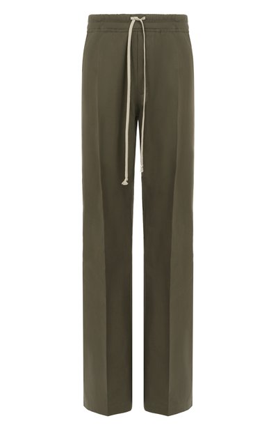 Мужские хлопковые брюки RICK OWENS, арт. RU02E1378/TE