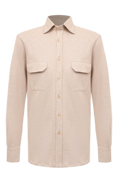 Мужская рубашка из хлопка и кашемира STEFANO RICCI, арт. CJ007117/TE2602