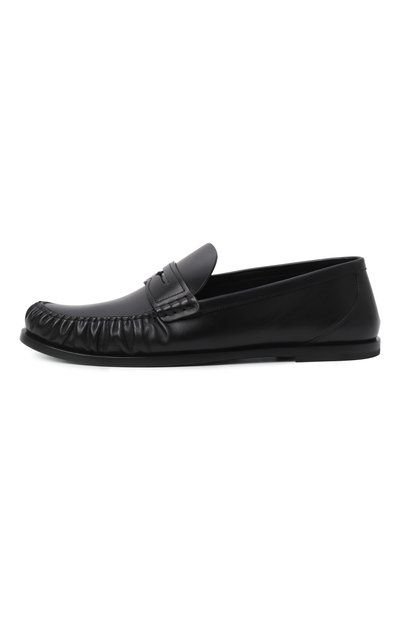 Кожаные пенни-лоферы laurent SAINT LAURENT, арт. 820618/AAELH, фото 4