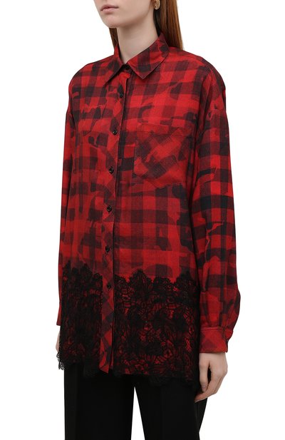 Рубашка из вискозы и шерсти ERMANNO FIRENZE, арт. D39ET CM03FDA, фото 3