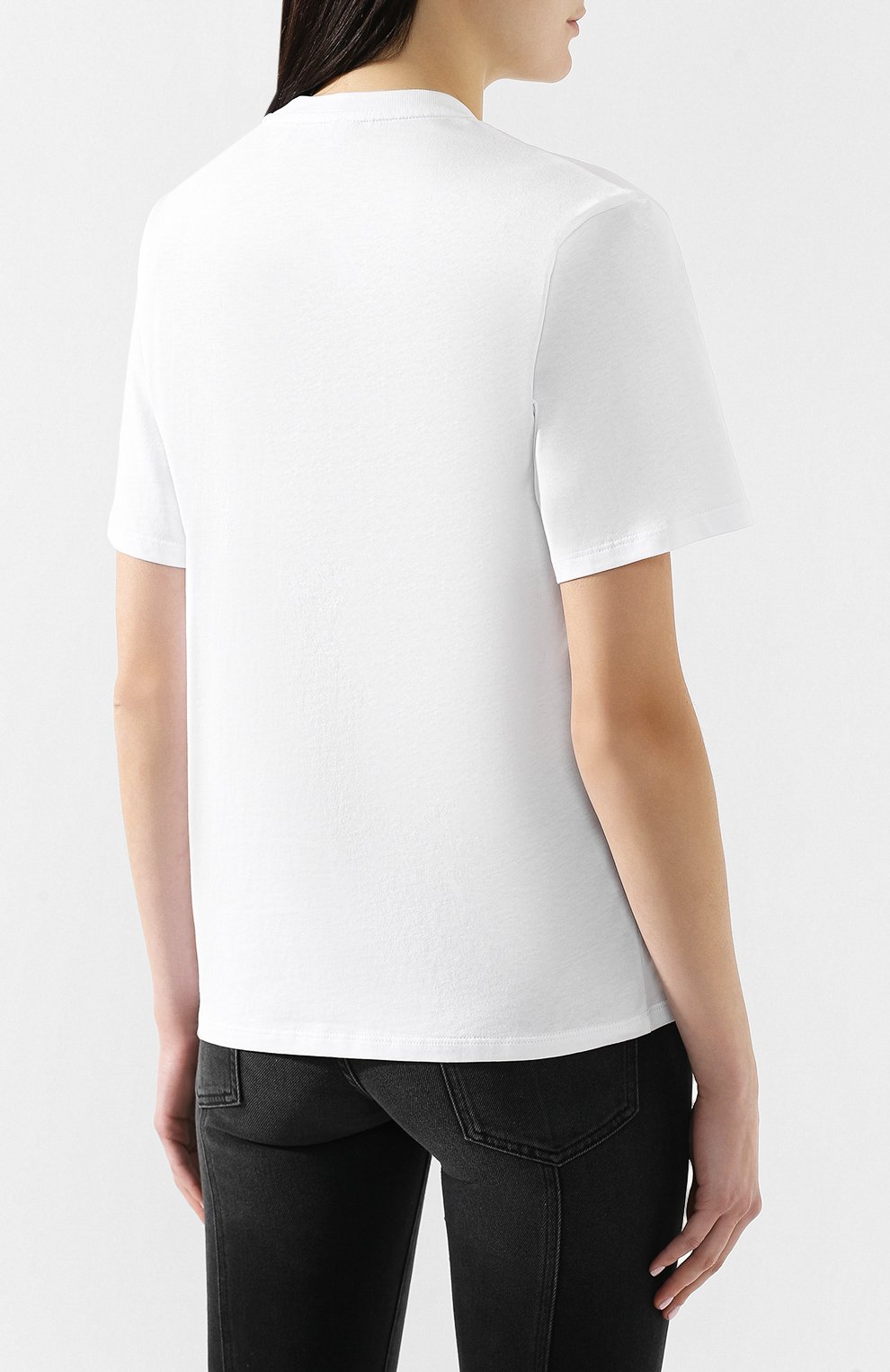 Хлопковая футболка LANVIN, арт. RW-T0654X-TJ01-P19, фото 4