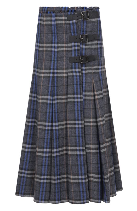 Шерстяная юбка Burberry 8110429 Синий 8110429