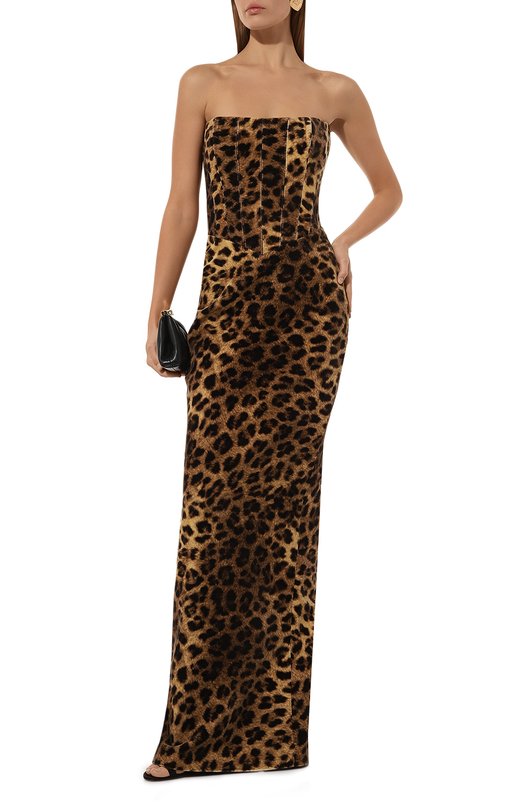 Хлопковое платье The New Arrivals Ilkyaz Ozel W24_NA00302800597 Леопардовый  W24_NA00302800597 Фото 2