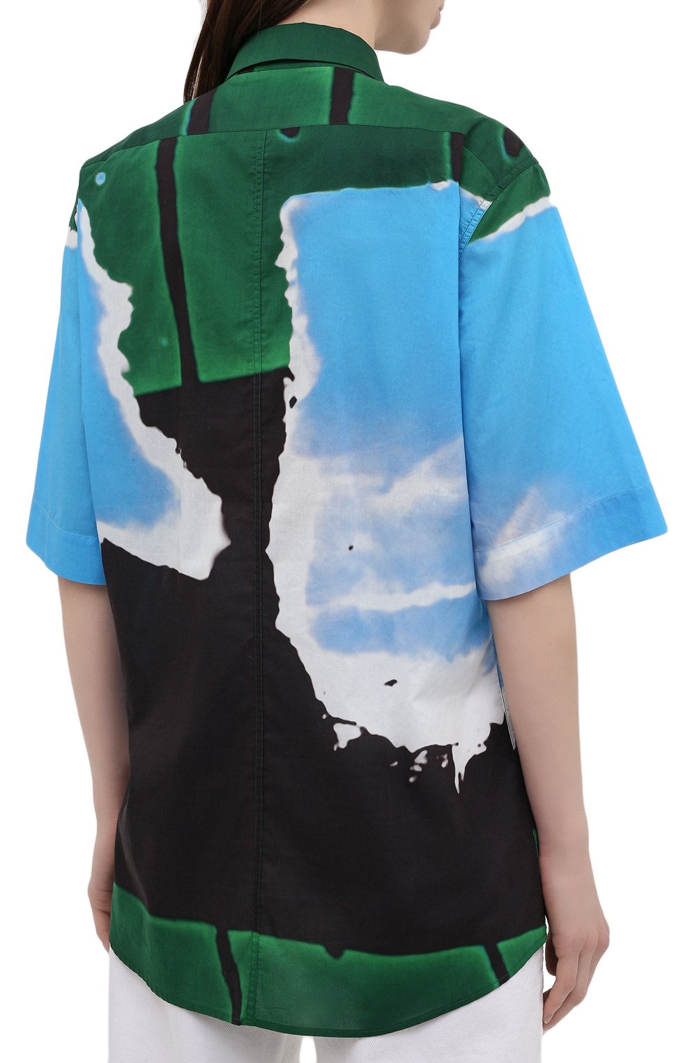 Хлопковая рубашка DRIES VAN NOTEN, арт. 211-10781-2063, фото 4