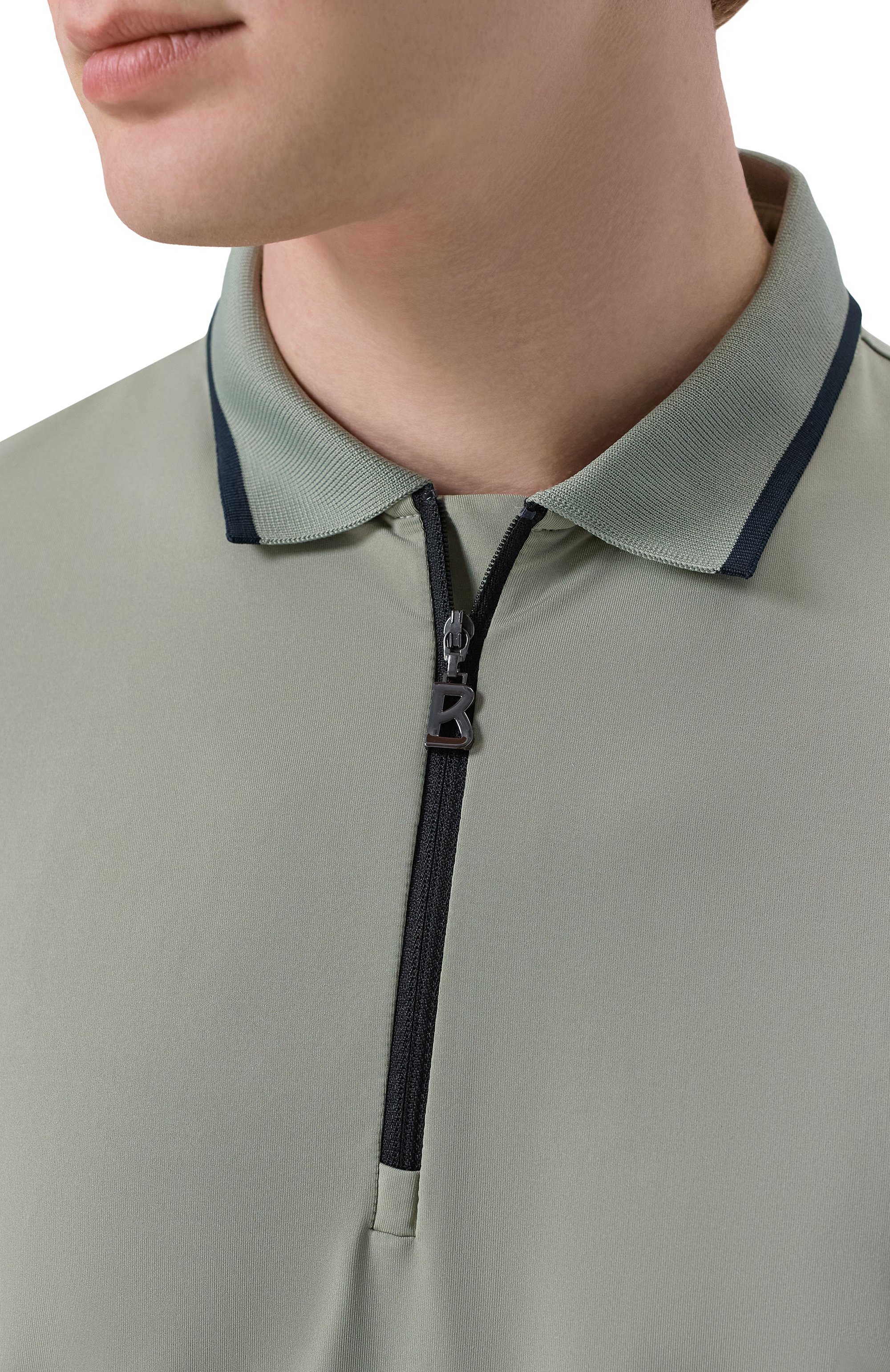 Поло BOGNER светло-зеленого цвета по цене 20500 руб., арт. 52116844, фото 5 Поло BOGNER, арт. 52116844, фото 5