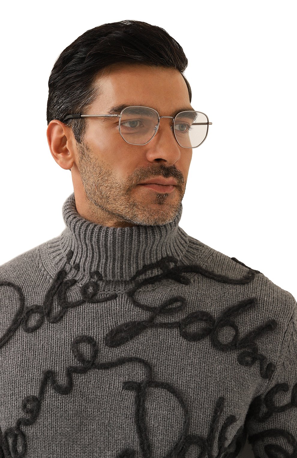 Оправа DSQUARED2 серебряного цвета по цене 21300 руб., арт. D20054 6LB, фото 3 Оправа DSQUARED2, арт. D20054 6LB, фото 3