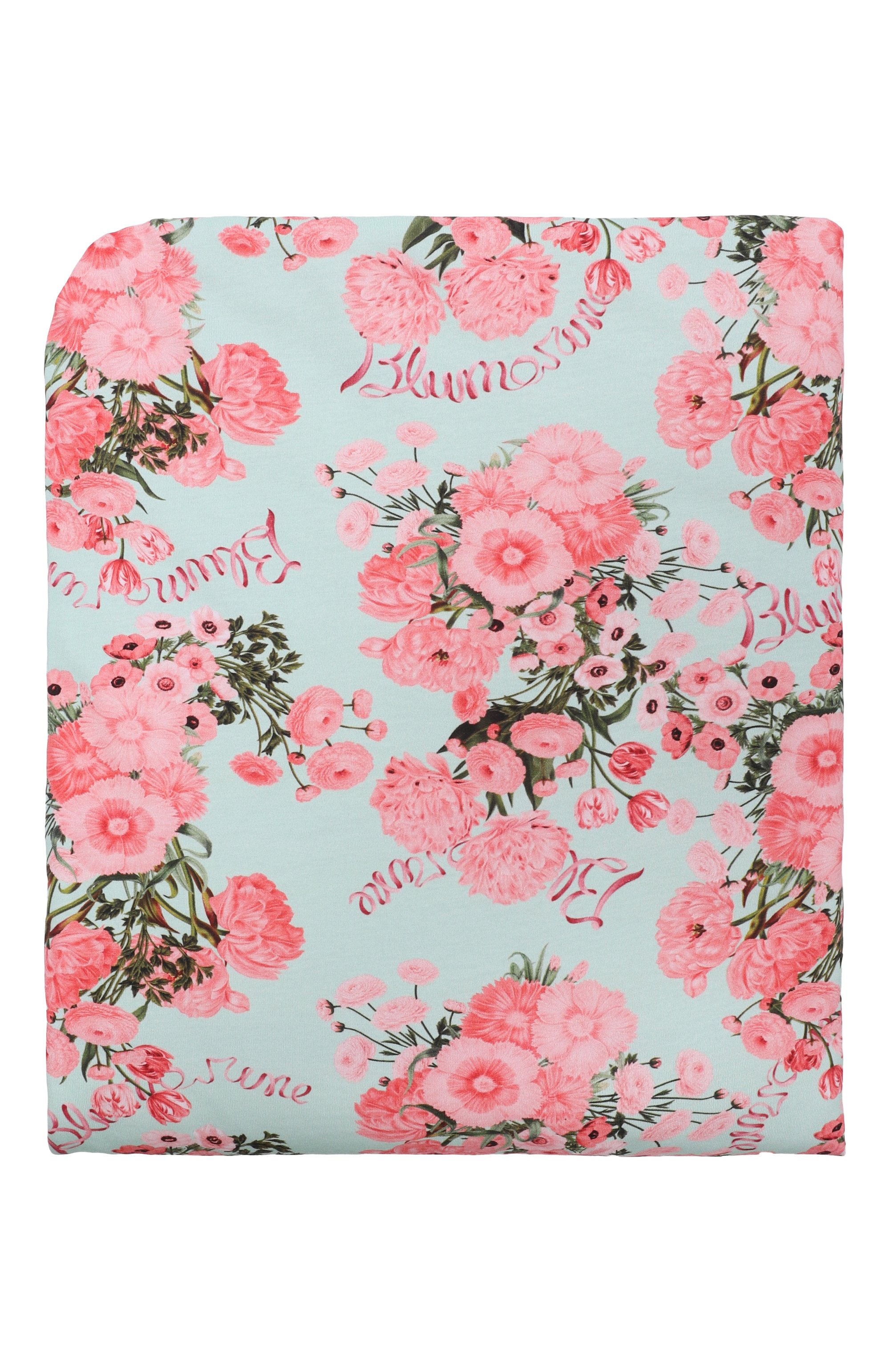 Хлопковое одеяло BLUMARINE разноцветного цвета по цене 13450 руб., арт. BNC00150/JFB04, фото 1 Хлопковое одеяло BLUMARINE, арт. BNC00150/JFB04, фото 1