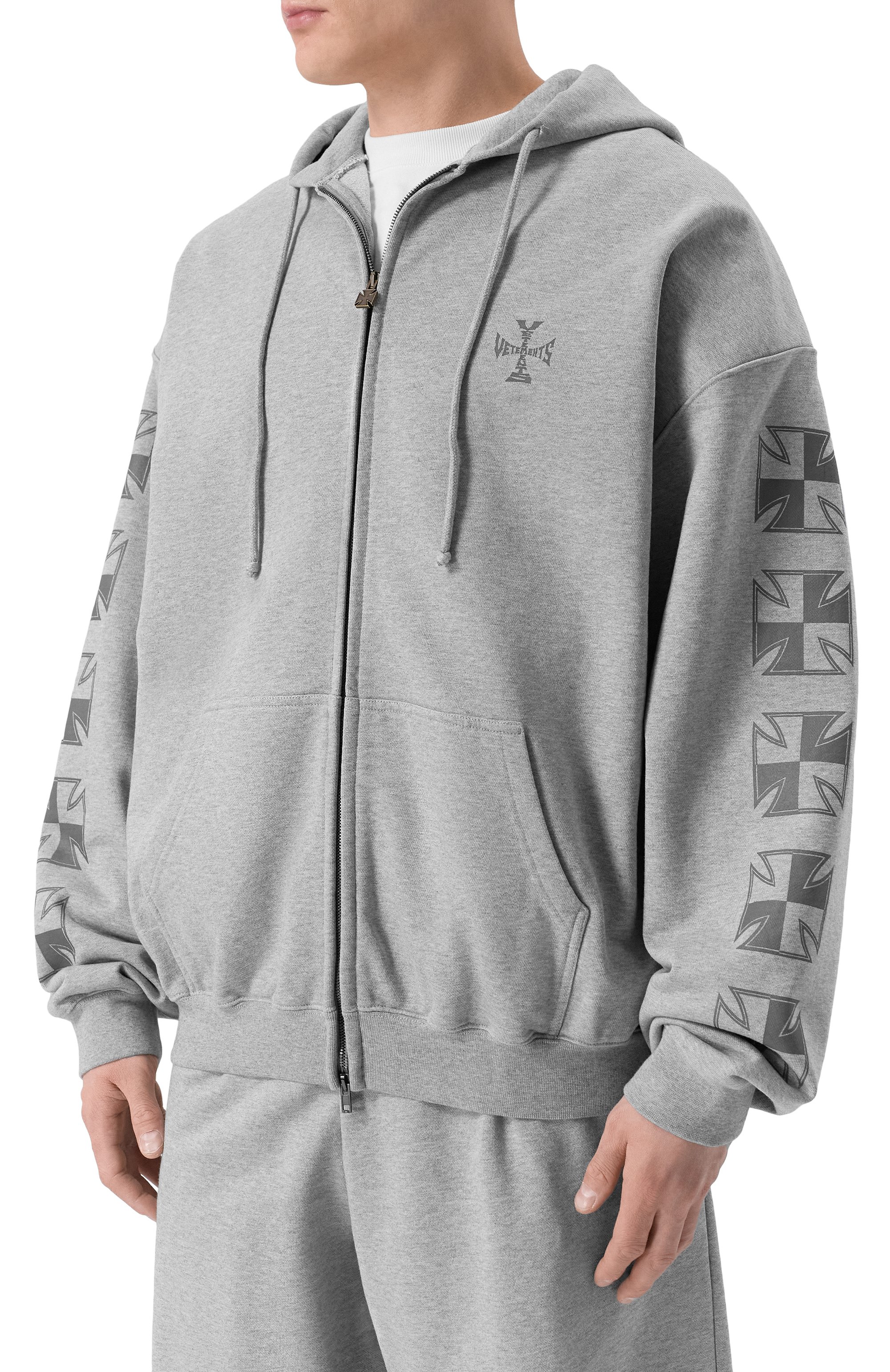 Хлопковая толстовка VETEMENTS, арт. ME76ZU180G/1302 M0LLET0N, фото 4