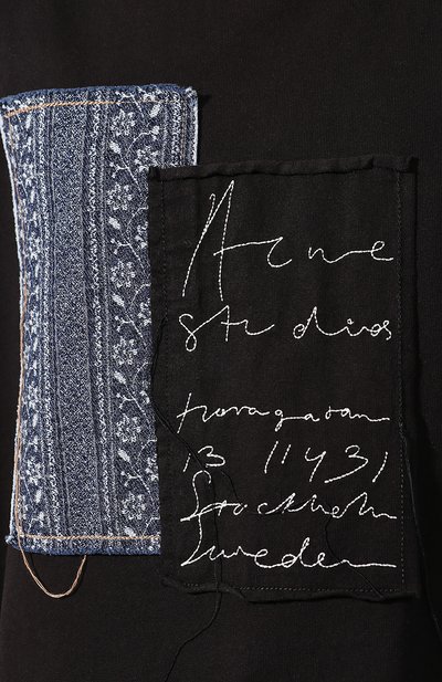 Хлопковая футболка ACNE STUDIOS, арт. AL0130, фото 5