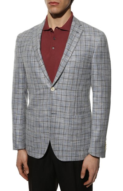 Пиджак из хлопка и льна CORNELIANI, арт. 89XY72-2116937/90, фото 3
