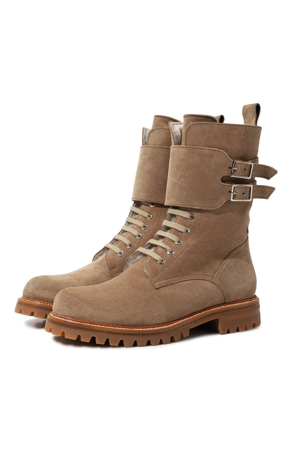 Замшевые ботинки KITON, арт. D56810NX0603, фото 1