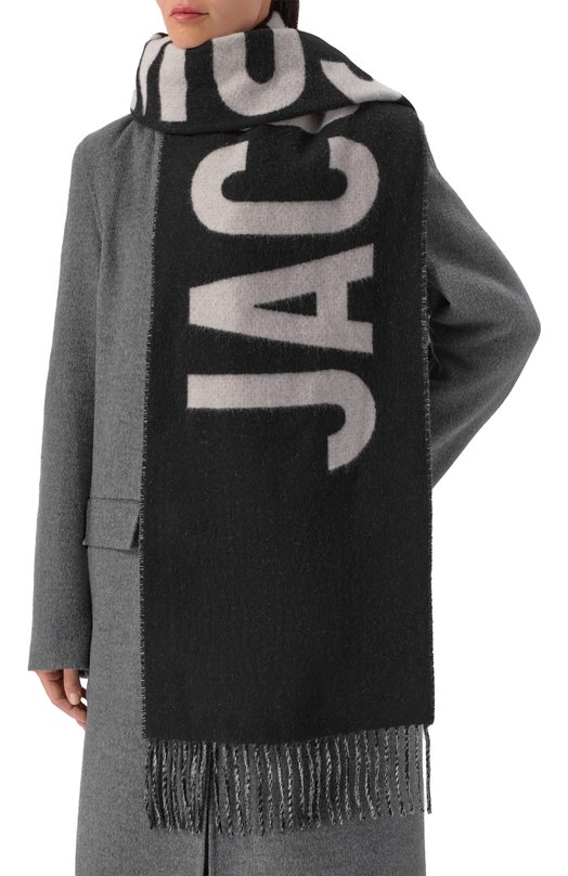 Шерстяной шарф Jacquemus 22HACU00435/A0T4001 Чёрный  22HACU00435/A0T4001 Фото 2