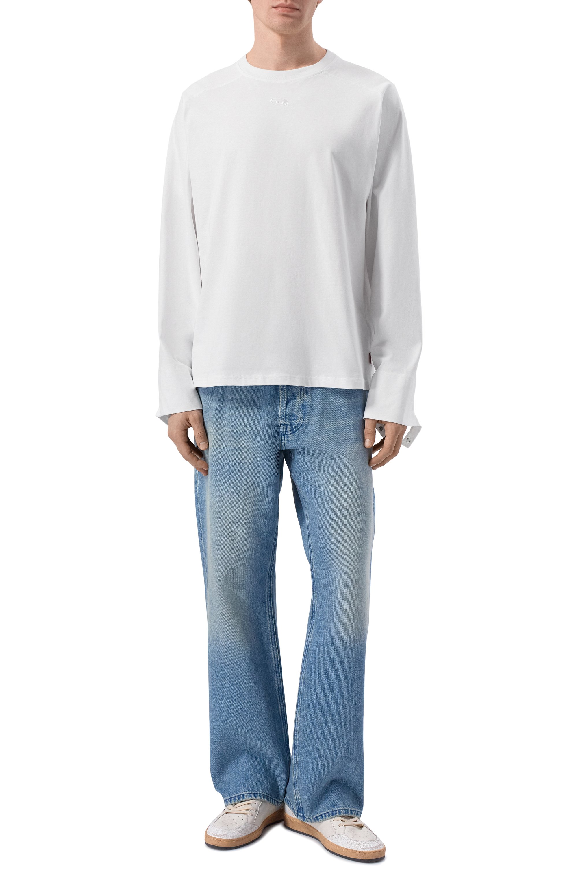 Хлопковый лонгслив DIESEL, арт. A22982/0DECG, фото 2