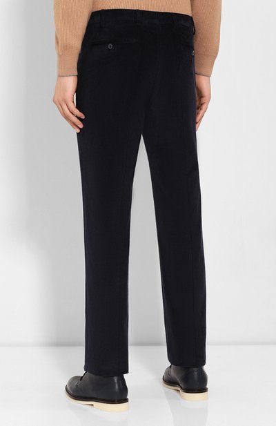 Вельветовые брюки LORO PIANA темно-синего цвета по цене 85800 руб., арт. FAI8336, фото 4 Вельветовые брюки LORO PIANA, арт. FAI8336, фото 4