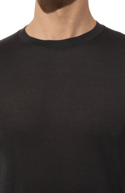 Кашемировый лонгслив STEFANO RICCI темно-серого цвета по цене 99500 руб., арт. W515000G01/W24101, фото 5 Кашемировый лонгслив STEFANO RICCI, арт. W515000G01/W24101, фото 5