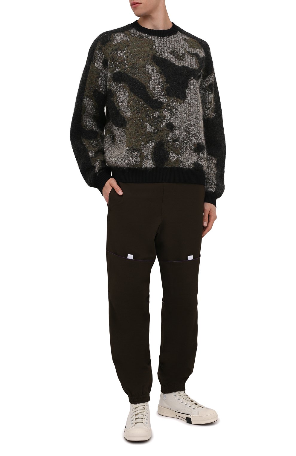 Текстильные кеды converse x rick owens drkshdw drkstar CONVERSE, арт. 172346, фото 2