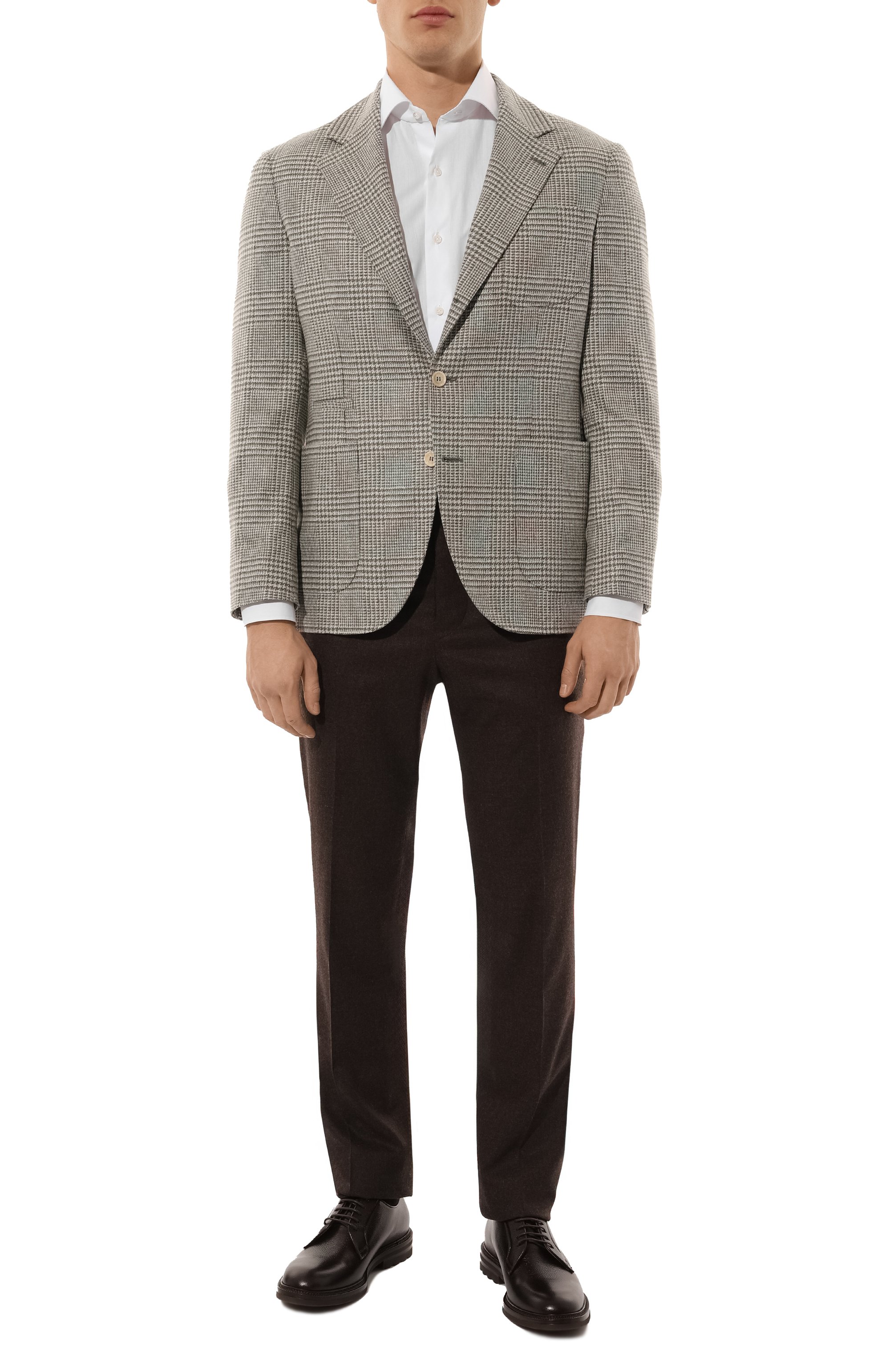 Пиджак из шерсти и шелка BRUNELLO CUCINELLI, арт. MY4687BND, фото 2