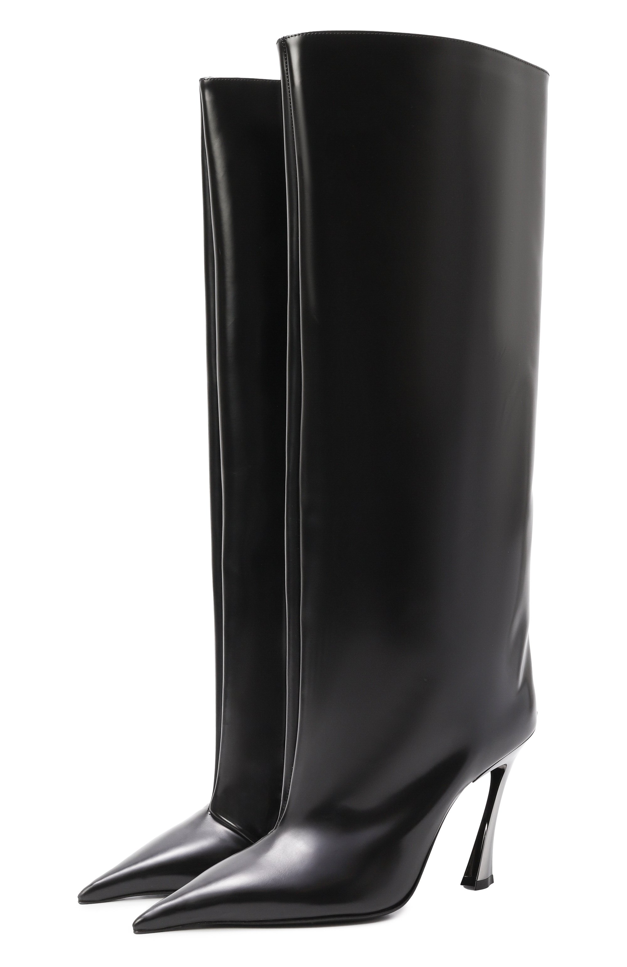 Кожаные сапоги MUGLER, арт. MUWFW2425SC053_CL001, фото 1