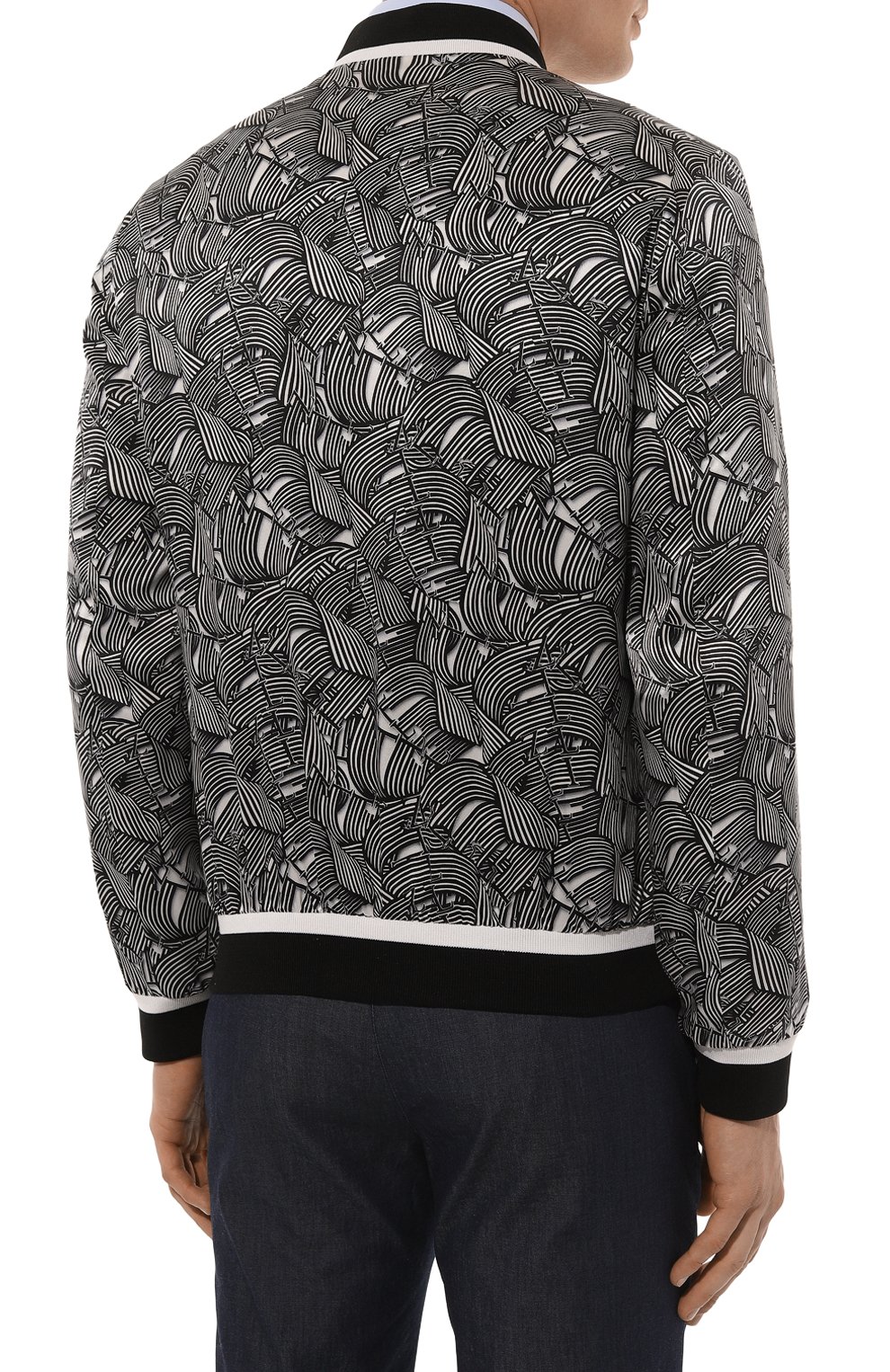 Шелковый бомбер ZILLI, арт. 0B0M00M0600VZCB00, фото 4