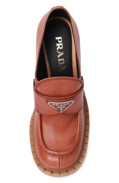 Кожаные туфли PRADA, арт. 1D365M-3F33-F0352-F-110, фото 4