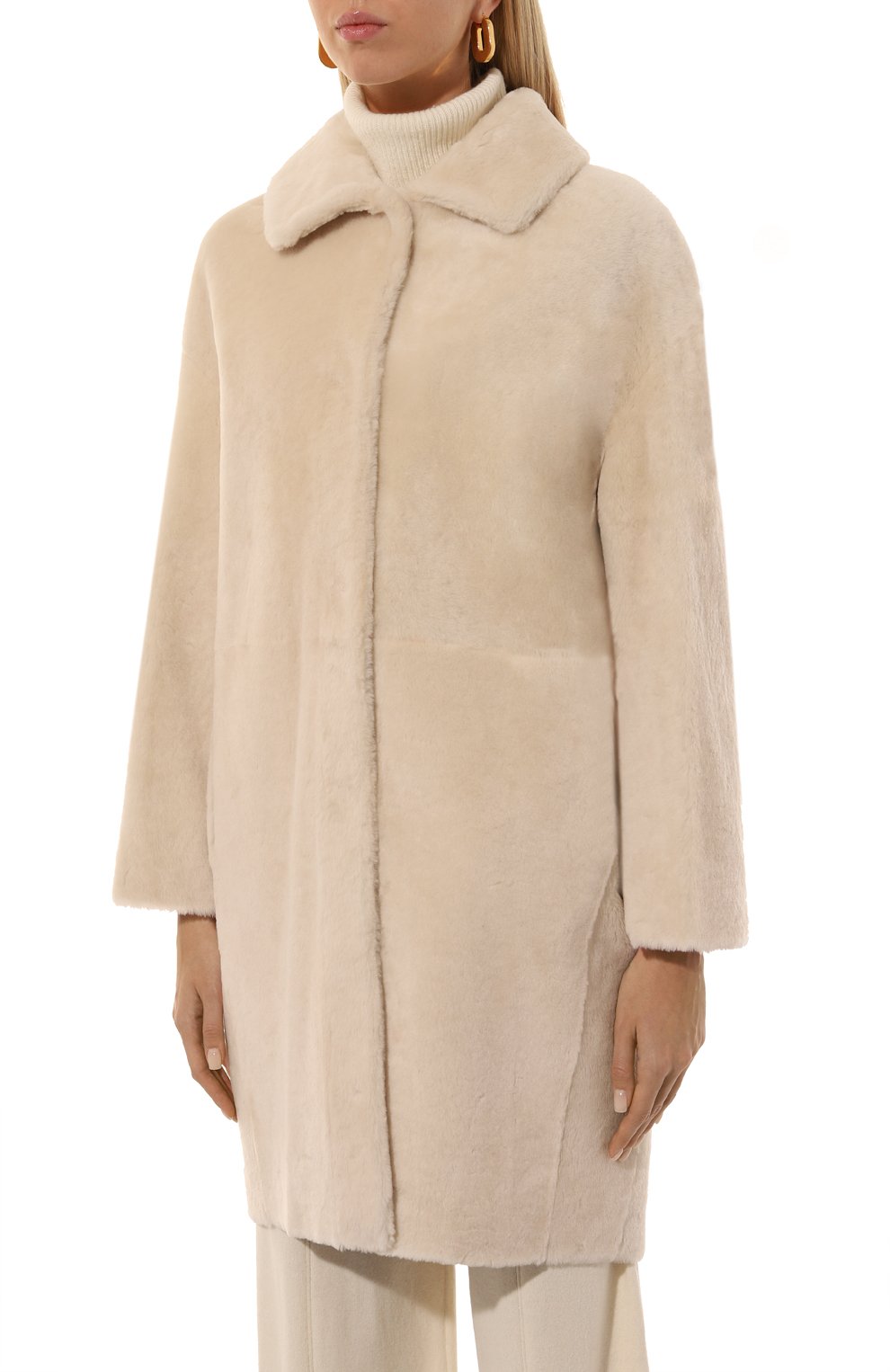 Шуба из овчины MANZONI24, арт. 24M770-S21/, фото 3