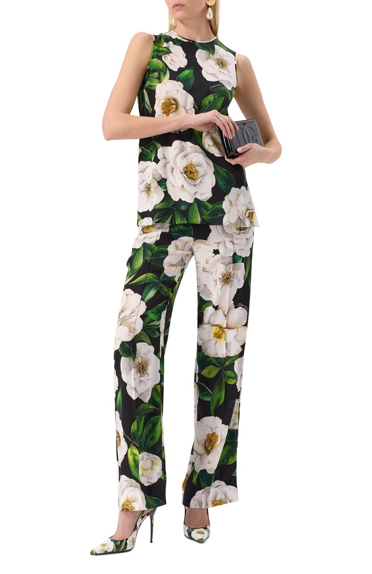 Женские кожаные туфли lollo 105 DOLCE & GABBANA разноцветного цвета, арт. CG0876/A6023 | Фото 2 (Каблук высота: Высокий; Подошва: Плоская; Материал внешний: Натуральная кожа; Материал внутренний: Натуральная кожа; Женское Кросс-КТ: Слингбэки; Каблук тип: Шпилька; Автоматизация ТО: Проставлено; Автоматизация состава: Проставлено; Размерность: Товар большемерит; Re-sync: On)