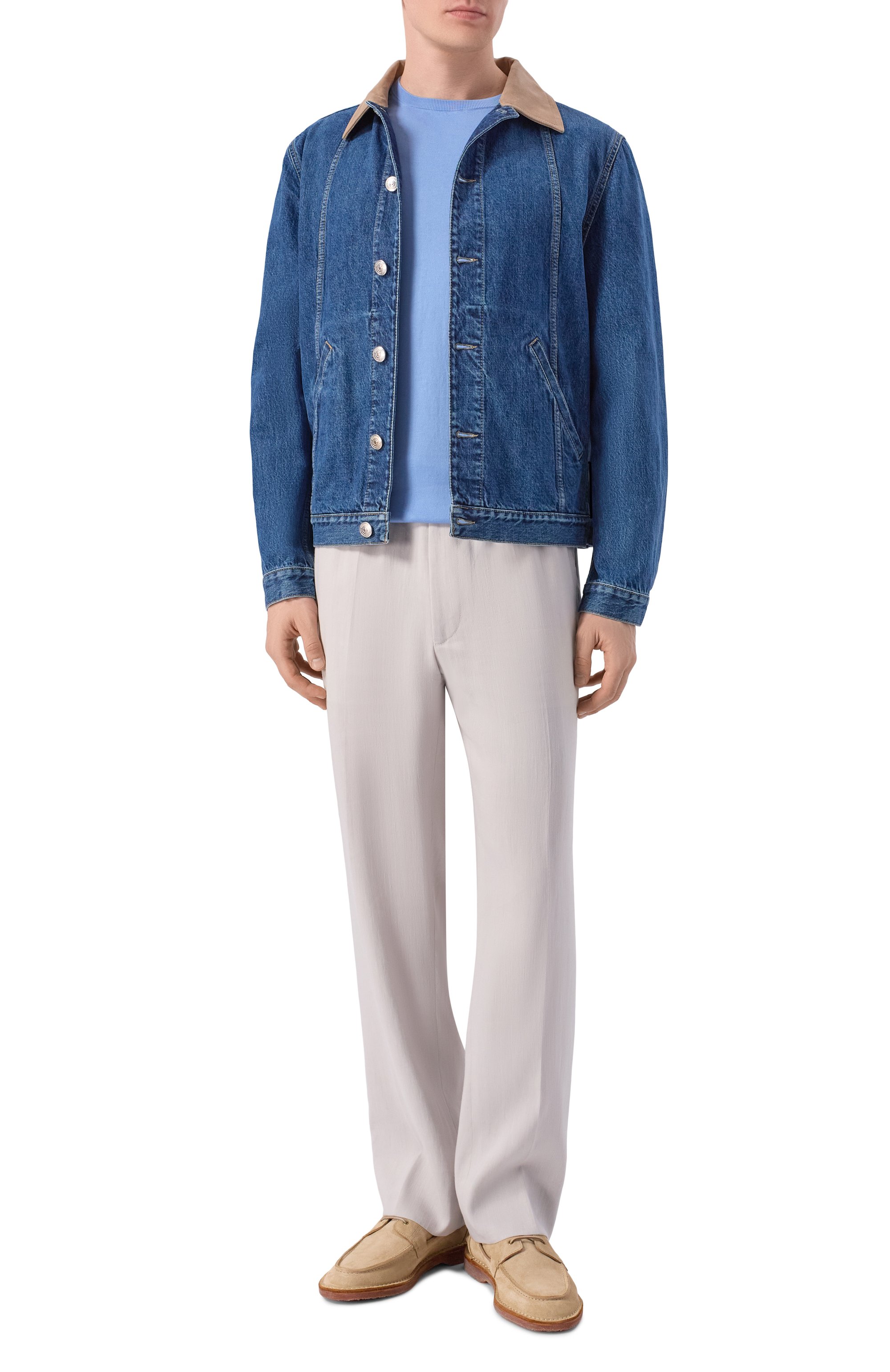 Замшевые топсайдеры argentario BUTTERO бежевого цвета по цене 63100 руб., арт. B9322G0RH-UG, фото 2 Замшевые топсайдеры argentario BUTTERO, арт. B9322G0RH-UG, фото 2