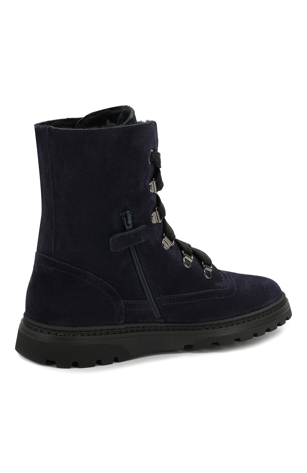 Замшевые ботинки с меховой отделкой DOLCE & GABBANA, арт. DA0744/AA259/37-39, фото 3