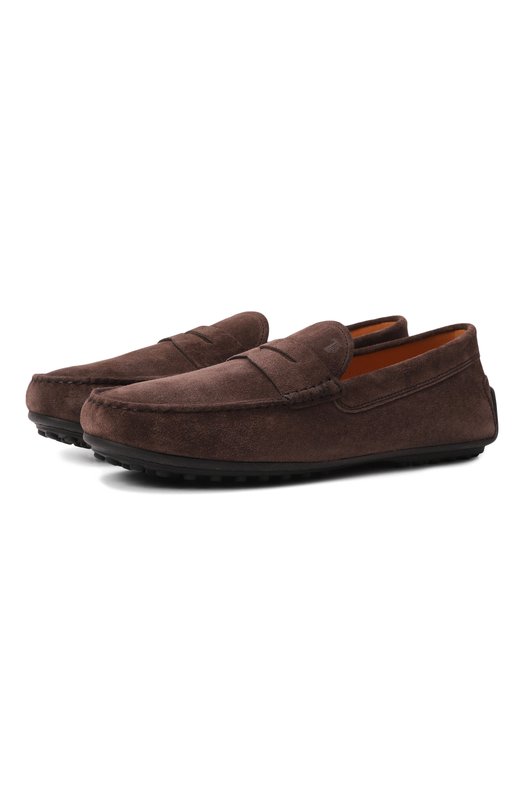 Замшевые мокасины Tod’s XXM76L0JM30RE0 Коричневый XXM76L0JM30RE0