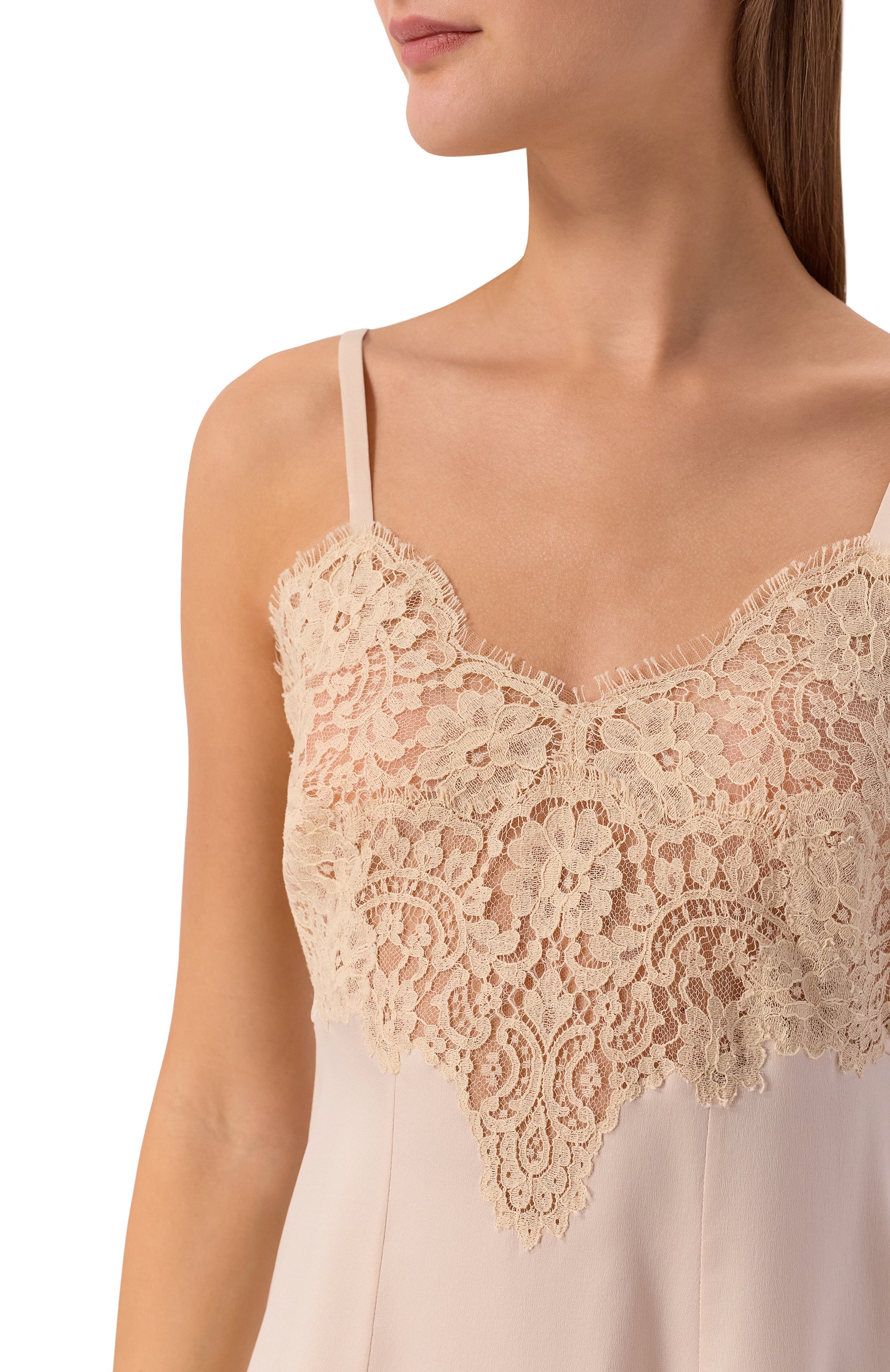 Платье из шелка и хлопка DOLCE & GABBANA, арт. F60FGT/FURAG, фото 5