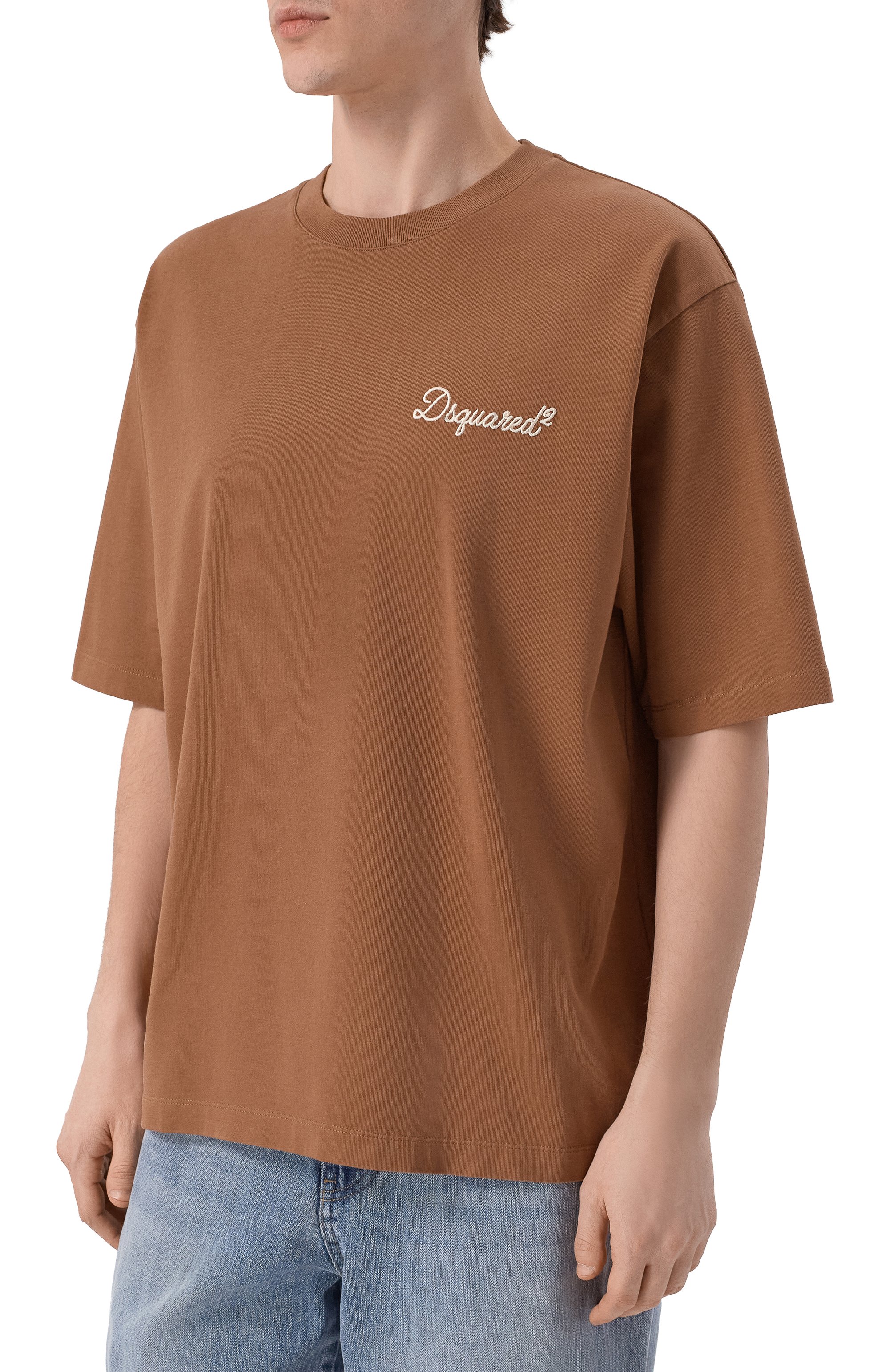 Хлопковая футболка DSQUARED2, арт. S74GD1525/D20106, фото 3