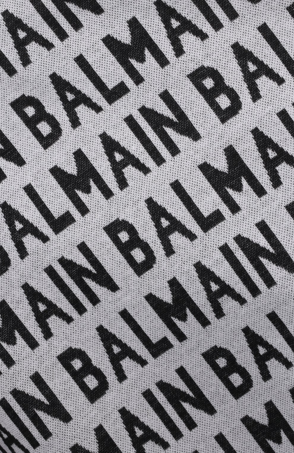 Хлопковое худи BALMAIN черно-белого цвета по цене 46200 руб., арт. 6Q4720, фото 3 Хлопковое худи BALMAIN, арт. 6Q4720, фото 3