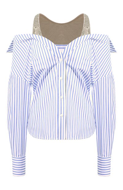 Женская хлопковая блузка GIUSEPPE DI MORABITO, арт. 02PST0221C 02280