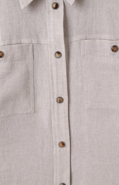 Льняная рубашка BRUNELLO CUCINELLI, арт. BH547S024C, фото 3
