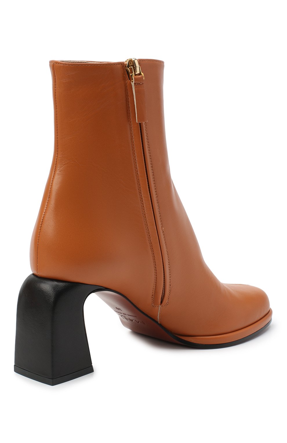 Кожаные ботильоны MANU ATELIER коричневого цвета по цене 49250 руб., арт. 2019042, фото 4 Кожаные ботильоны MANU ATELIER, арт. 2019042, фото 4