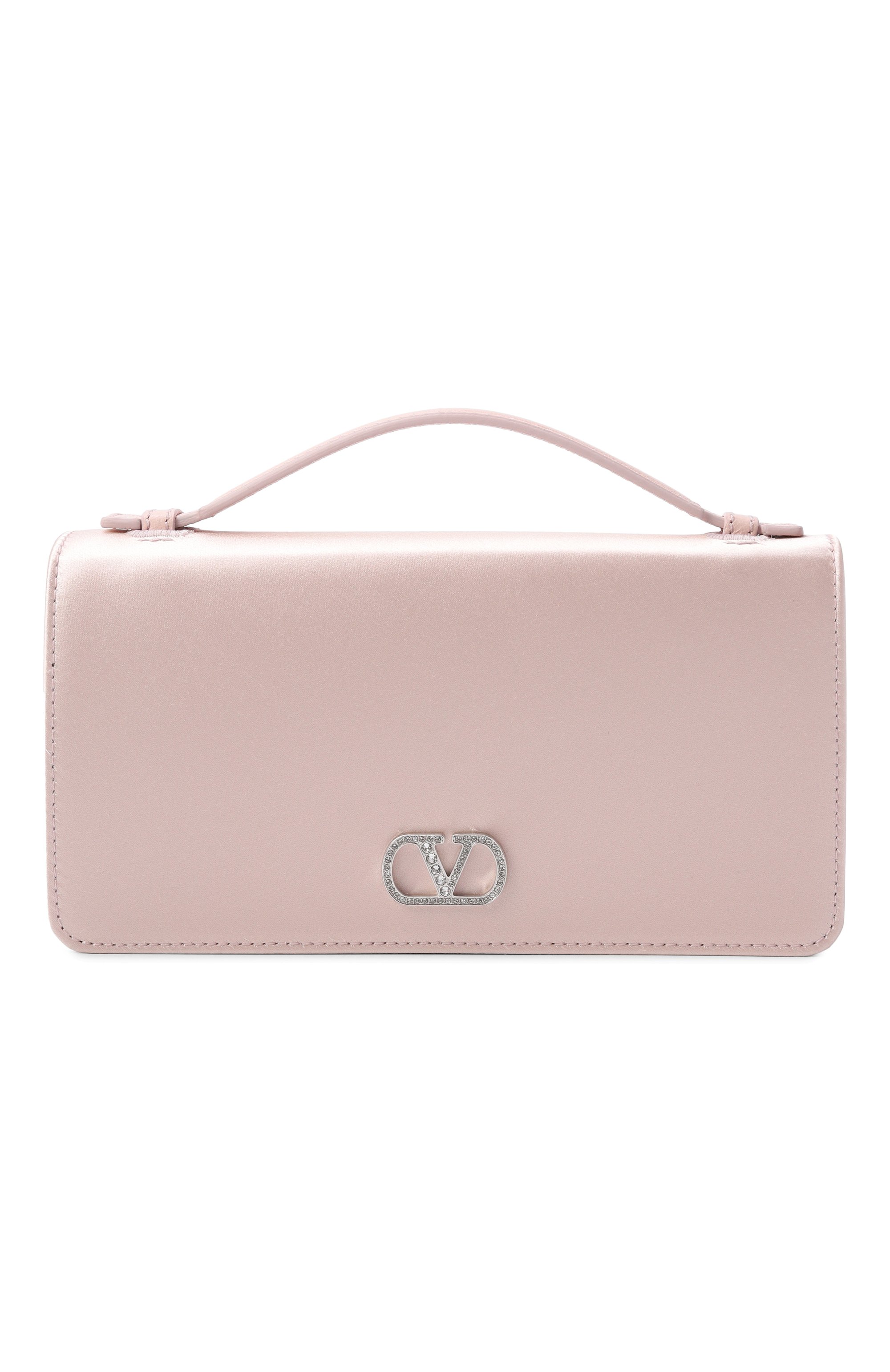 Сумка vlogo signature VALENTINO светло-розового цвета по цене 126500 руб., арт. 8W0P0AU1/SED, фото 1 Сумка vlogo signature VALENTINO, арт. 8W0P0AU1/SED, фото 1