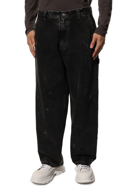 Джинсы MAISON MARGIELA черного цвета по цене 69700 руб., арт. S50LA0204/S30842, фото 3 Джинсы MAISON MARGIELA, арт. S50LA0204/S30842, фото 3