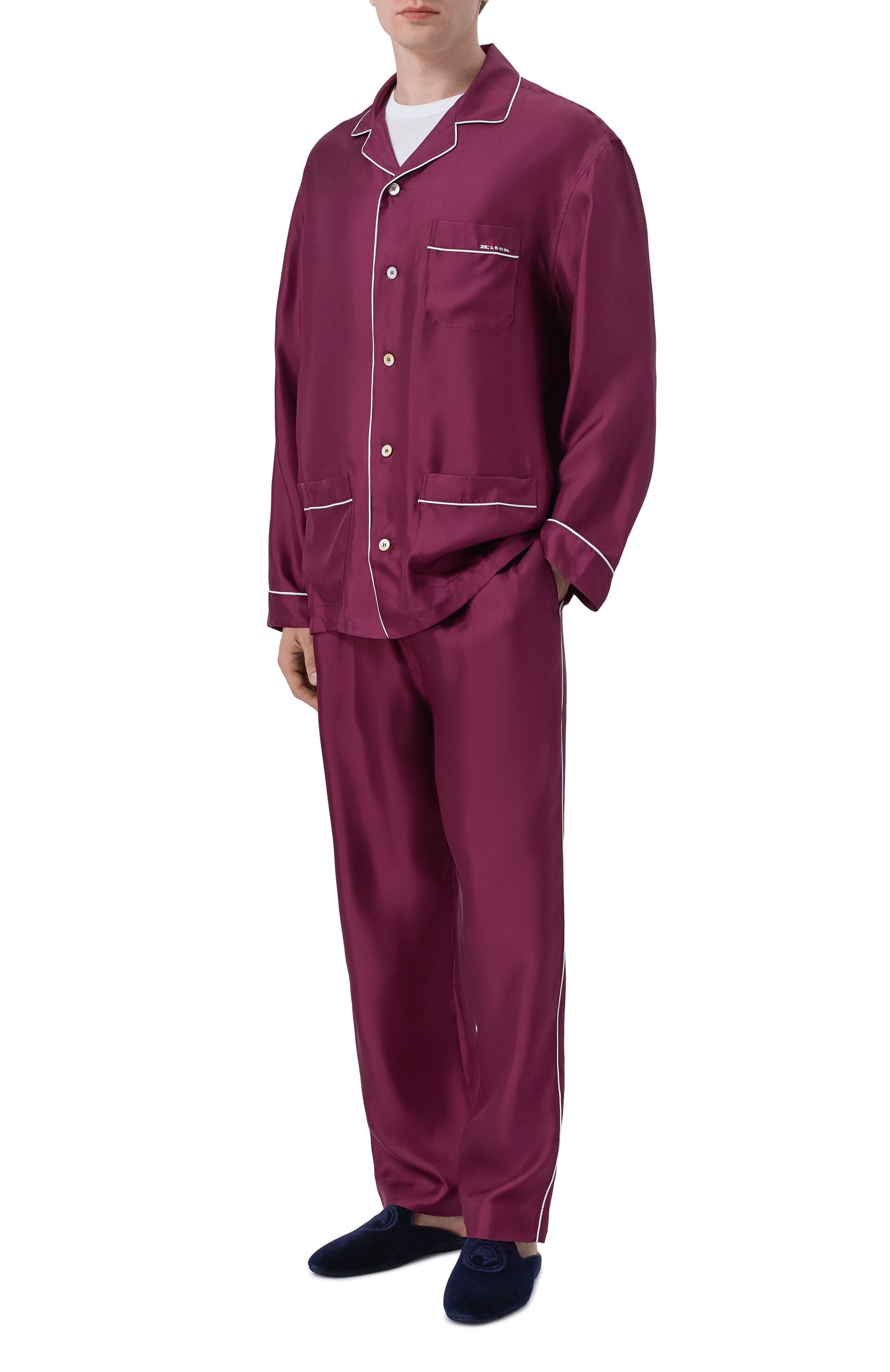 Шелковая рубашка KITON, арт. UNWM011K0761H, фото 2