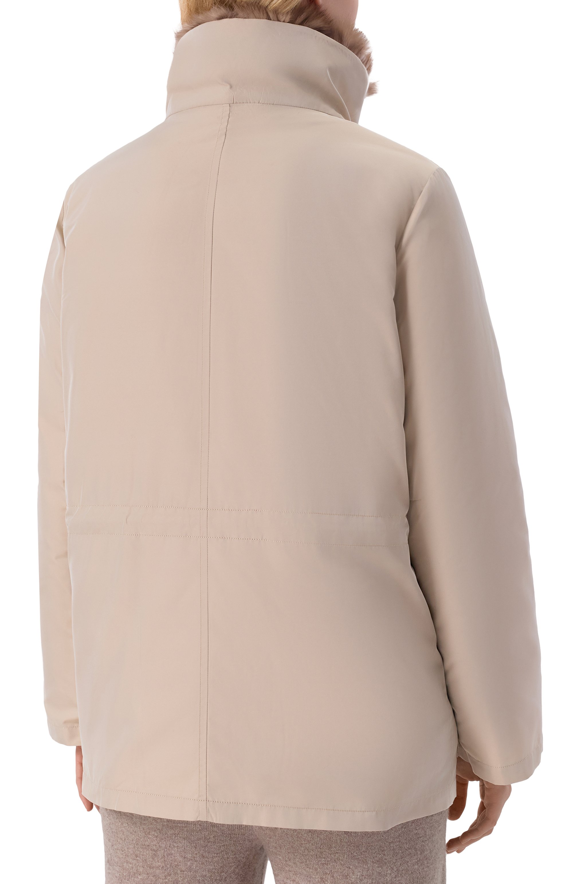 Пуховая парка с отделкой из соболя YVES SALOMON, арт. 20WYV05371/ZIRV, фото 4