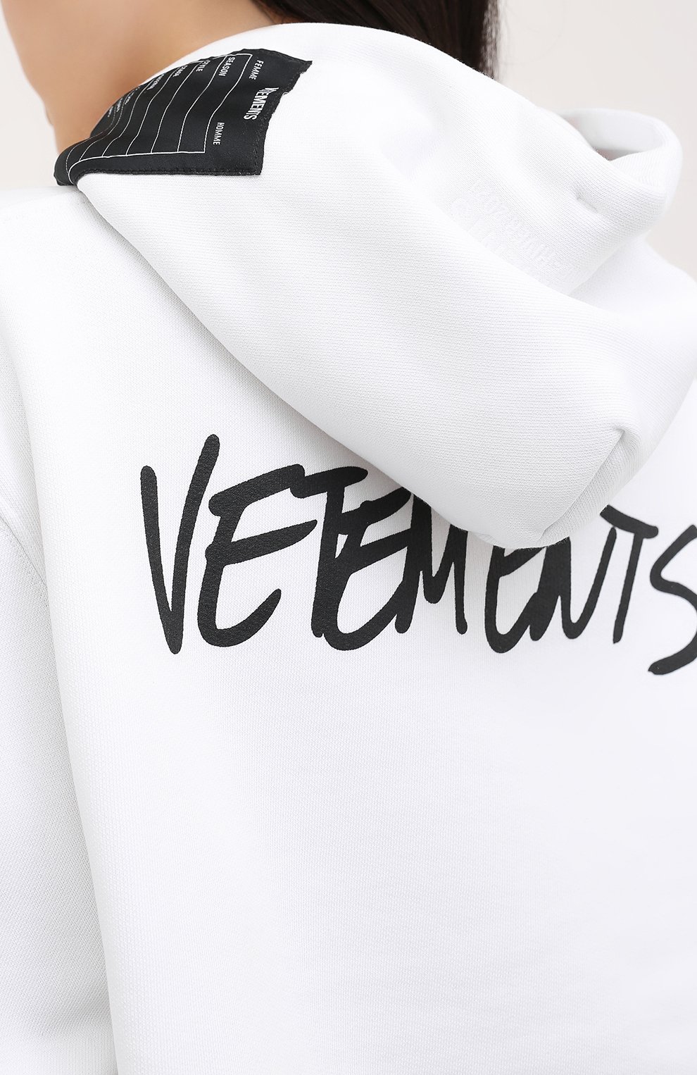 Хлопковое худи VETEMENTS, арт. UAH21TR630 1601/W, фото 5