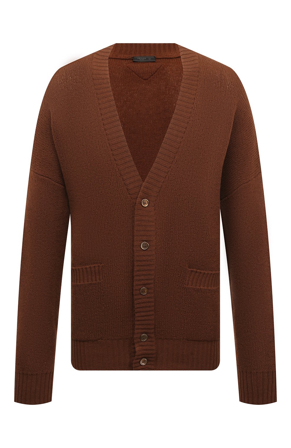 Кашемировый кардиган PRADA, арт. UMG109-1Z9F-F0005-221, фото 1