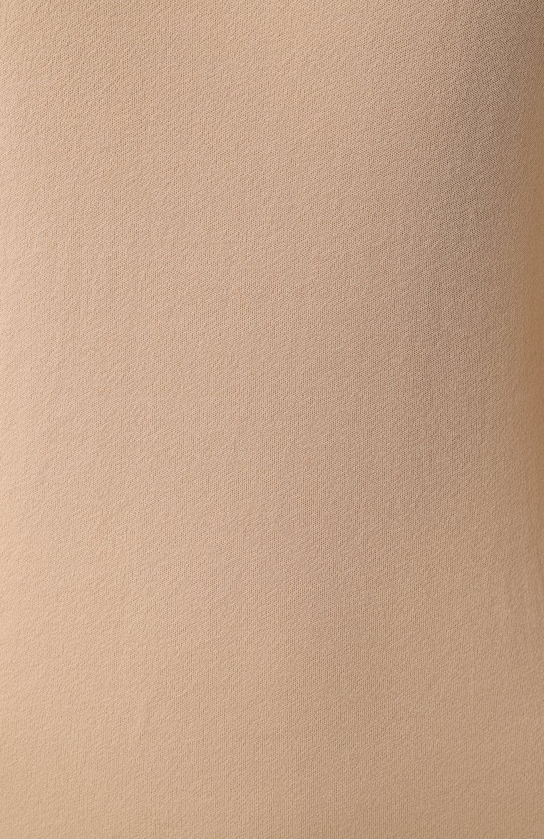 Женская лонгслив из вискозы JIL SANDER бежевого цвета, арт. J04NC0003/J65016 | Фото 6 (Рукава: Длинные; Материал внешний: Вискоза; Длина (для топов): Стандартные; Драгоценные камни: Проставлено; Материал сплава: Проставлено; Женское Кросс-КТ: Лонгслив-одежда; Принт: Без принта; Стили: Минимализм)
